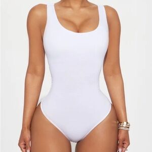 White One-Piece Bodysuit